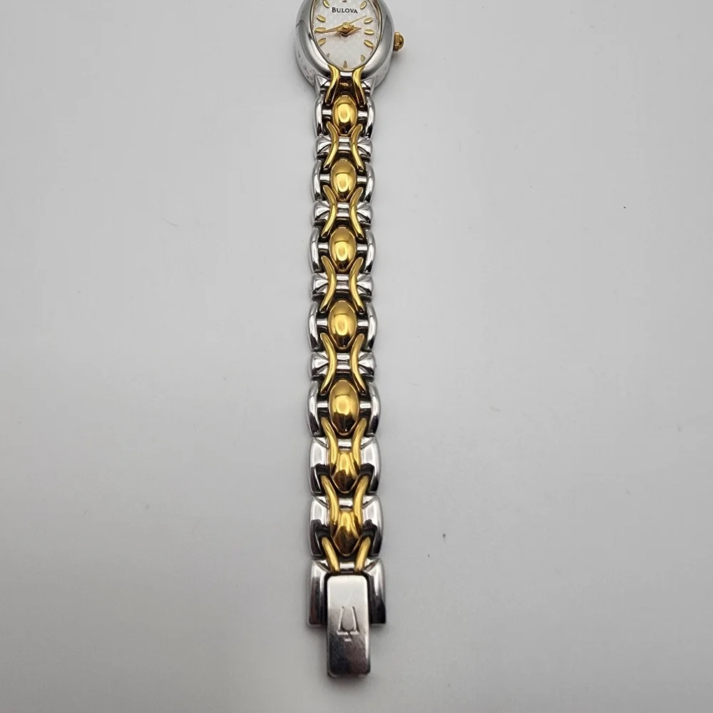 Bulova Silver & Gold Tone Watch